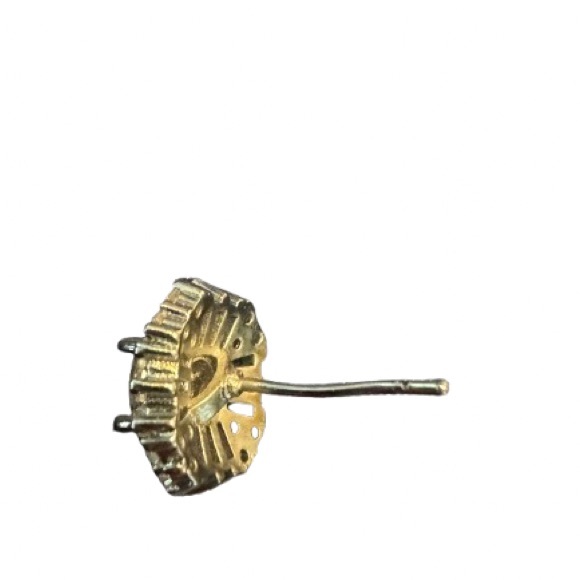 Stauer 18K Gold-Finished Brass Lab-Created Diamond Earrings 💎 NEW $590 - Picture 3 of 4